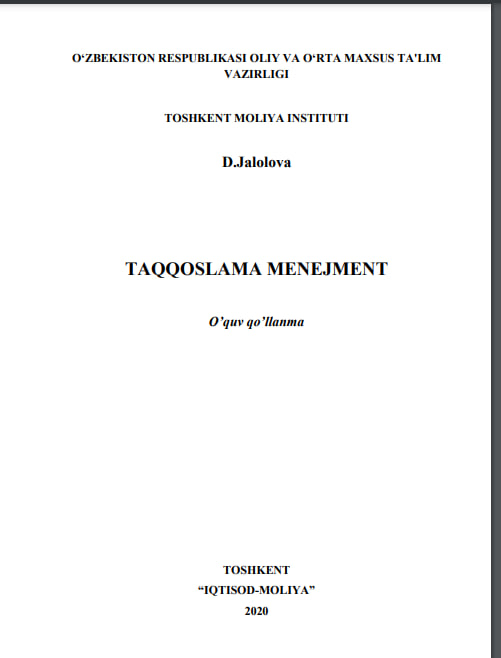 TAQQOSLAMA MENEJMENT