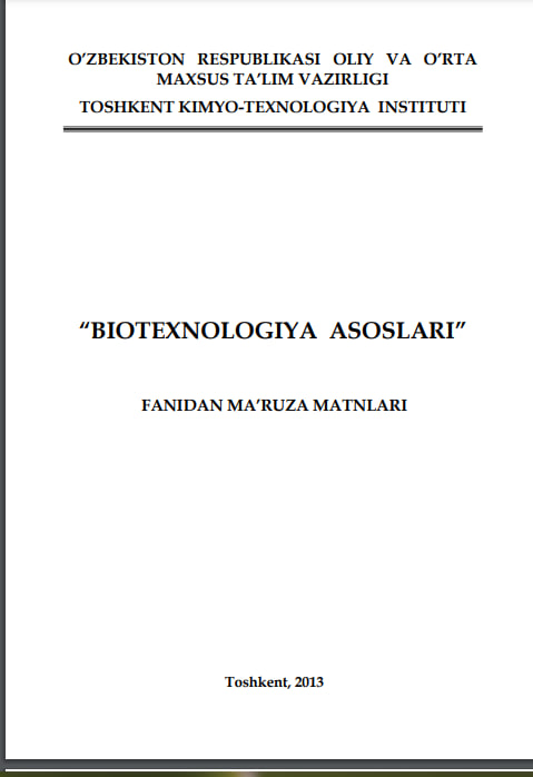 Biotexnologiya asoslari