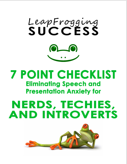 Eliminating Speech and Presentation Anxiety