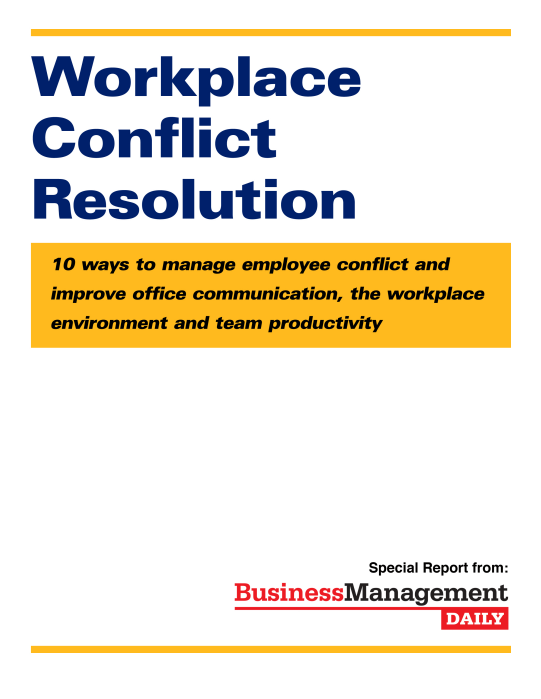 Workplace Conflict Resolution
