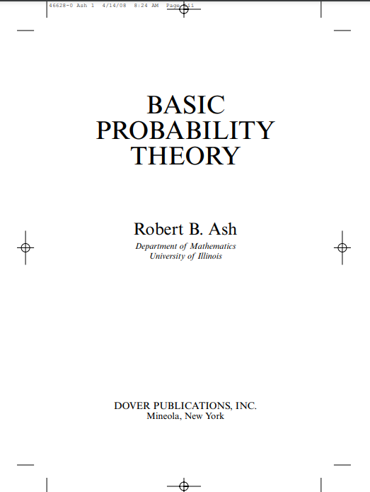 BASIC PROBABILITY THEORY
