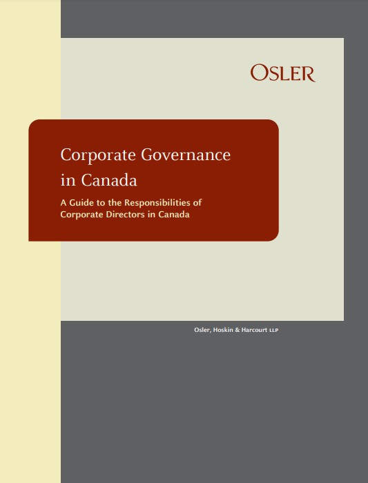 Corporate Governance in Canada