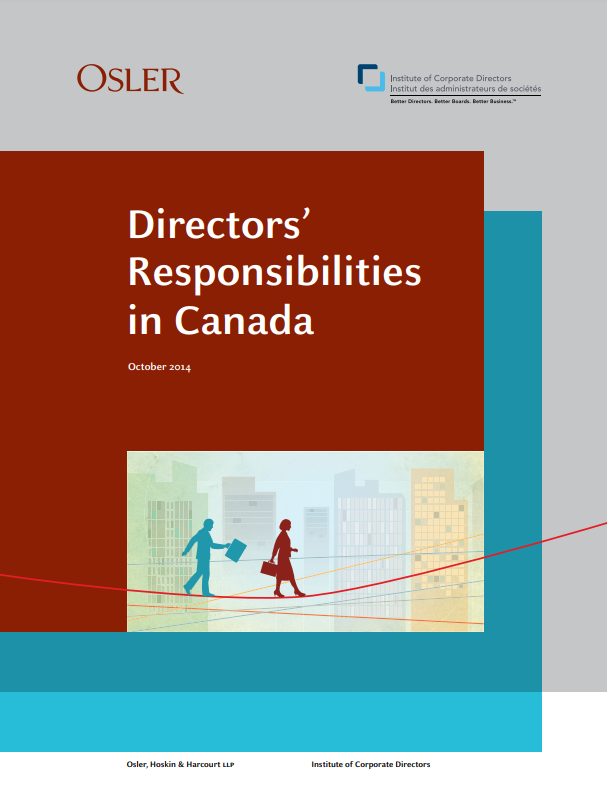 Director's responsibilities in Canada