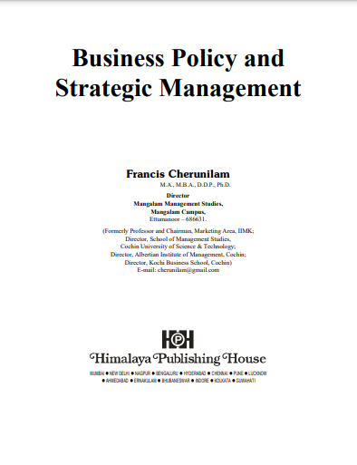 Business Policy and Strategic Management