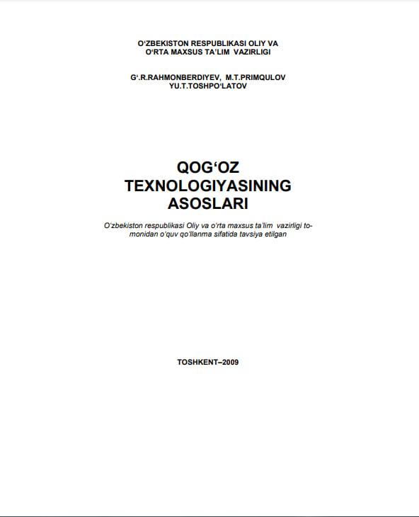 Qog'oz texnologiyasining asoslari