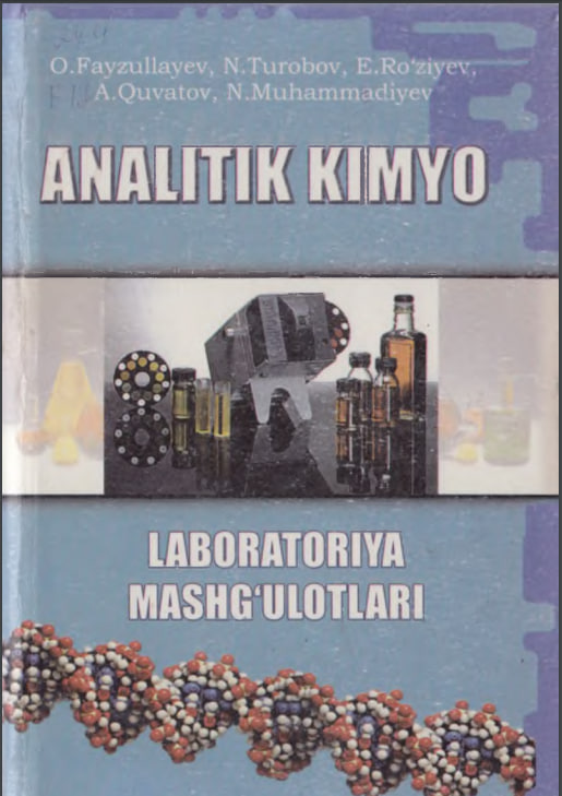 Analitik kimyo labaratoriya mashg'ulotlari