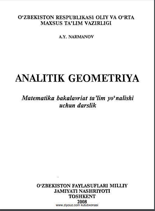 Analitik geometriya