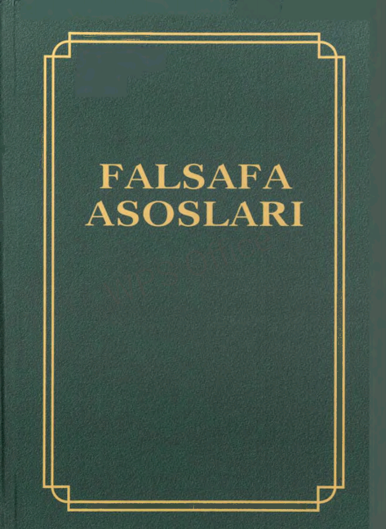 Falsafa asoslari