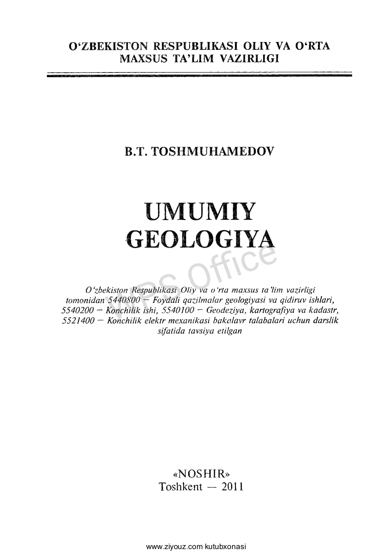 Umumiy geologiya