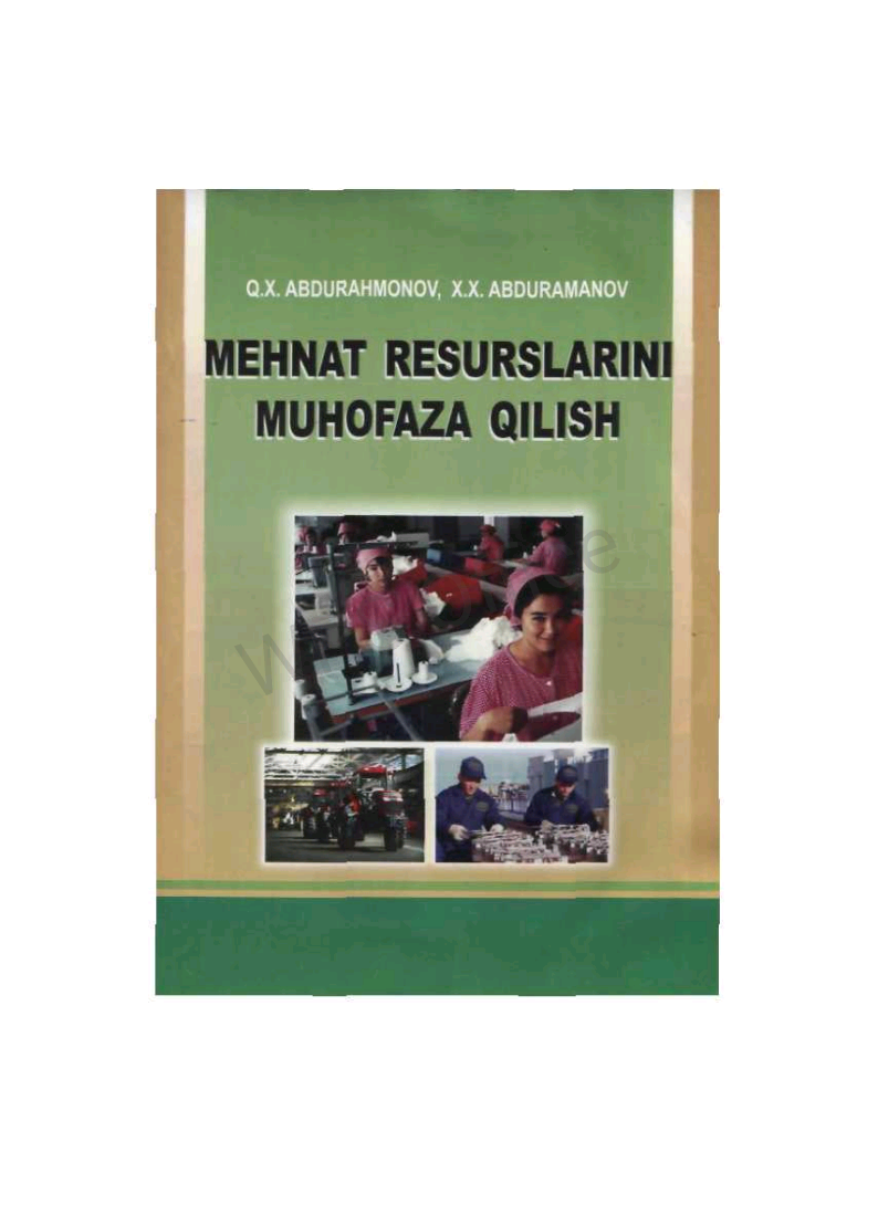 Mehnat resurslarini muhofaza qilish