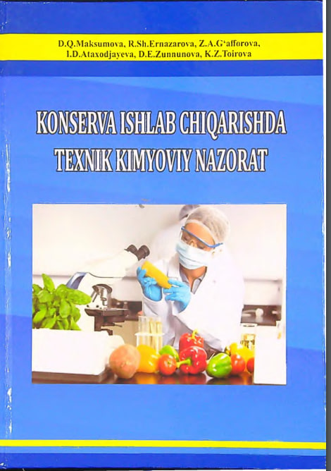 Konserva ishlab chiqarishda texnik kimyoviy nazorat