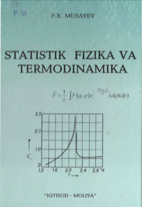 Statistik fizika va termodinomika
