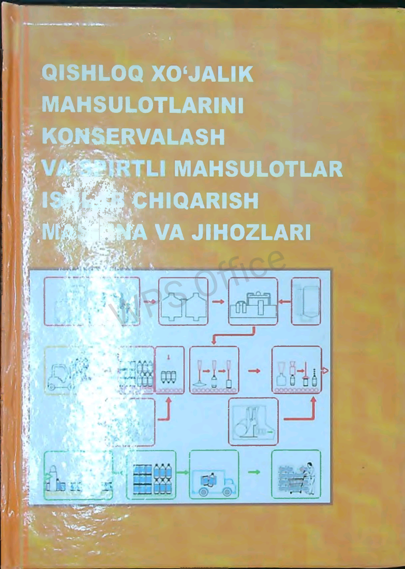 Qishloq xo'jalik maxsulotlarini konservalash va spirtli mahsulotlar ishlab chiqarish mashina va jihozlari.