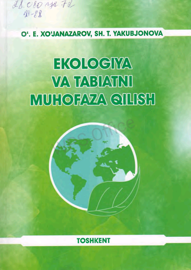 Ekologiya va tabiatni muhofaza qilish