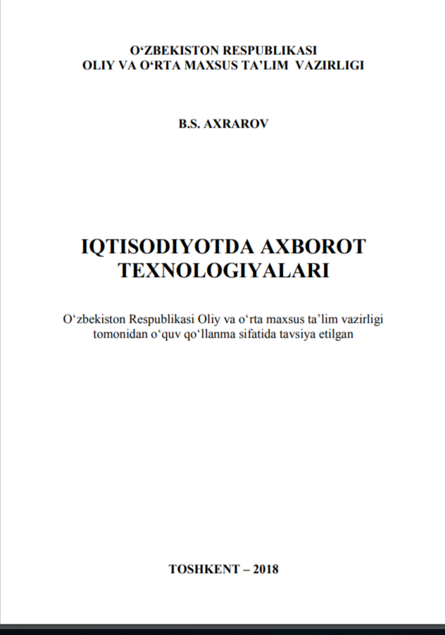 Iqtisodiyotda axborot texnologiyalari