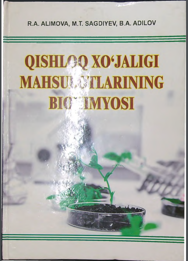 Qishloq xo'jaligi mhsulotlarining biokimyosi