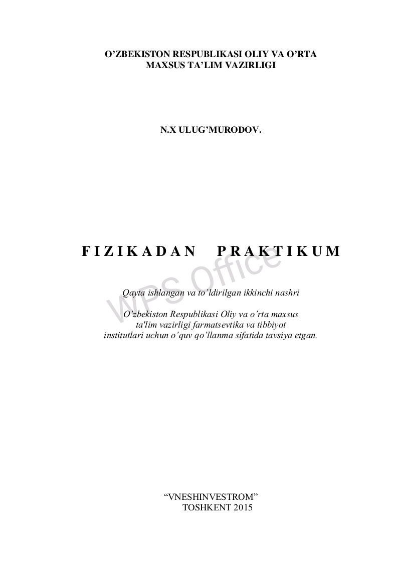 Fizikadan praktikum