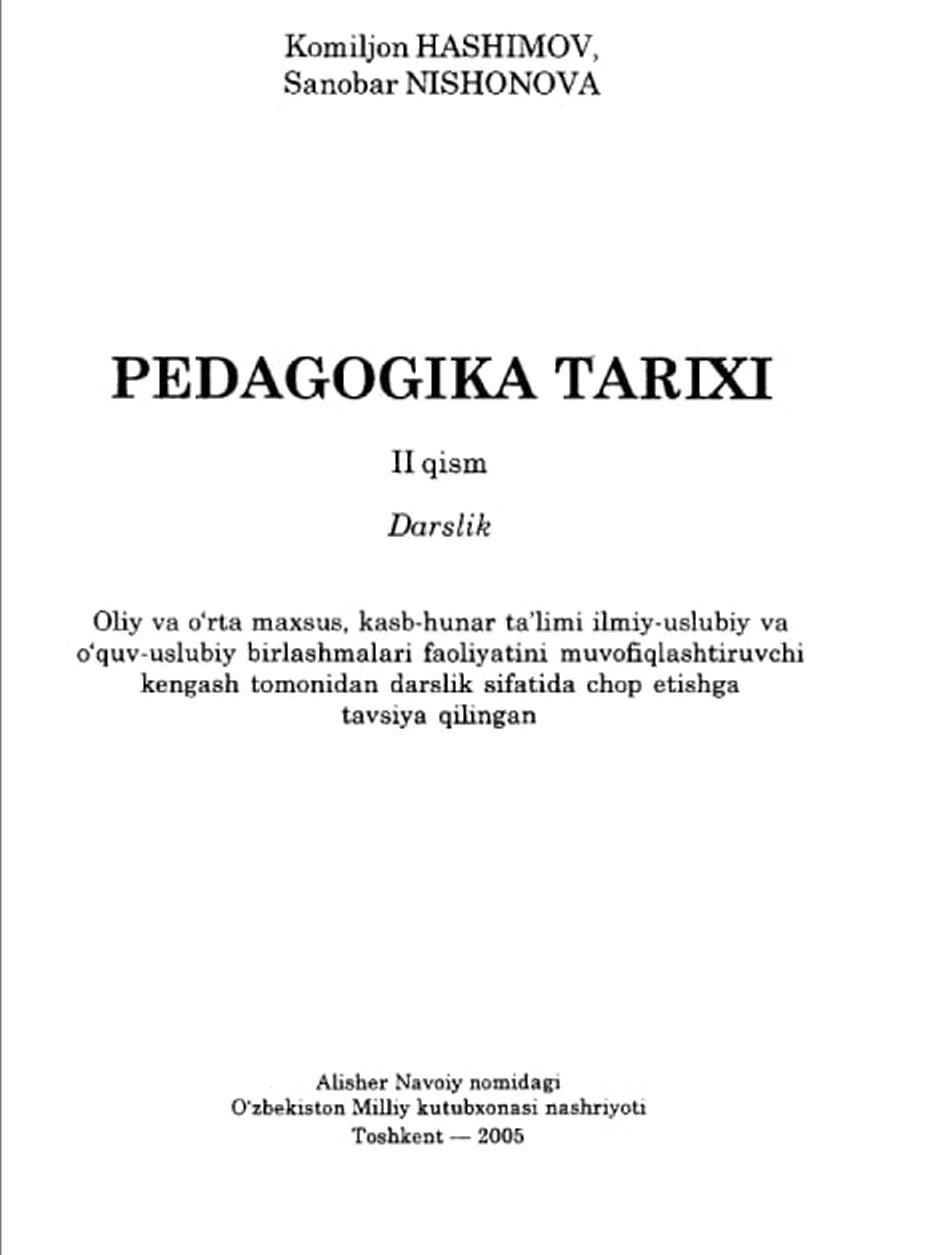 Pedagogika tarixi
