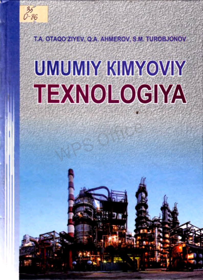 Umumiy kimyoviy texnologiya