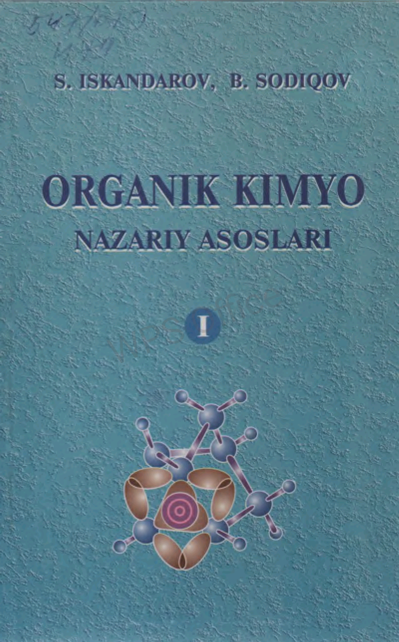Organik kimyo nazariy asoslari I