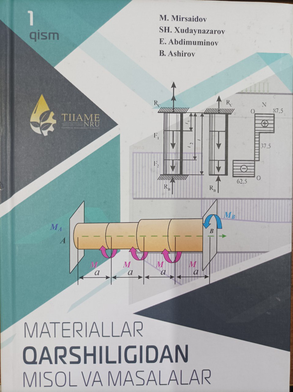 Materiallar  qarshiligidan misol va masalalar  1-qism.