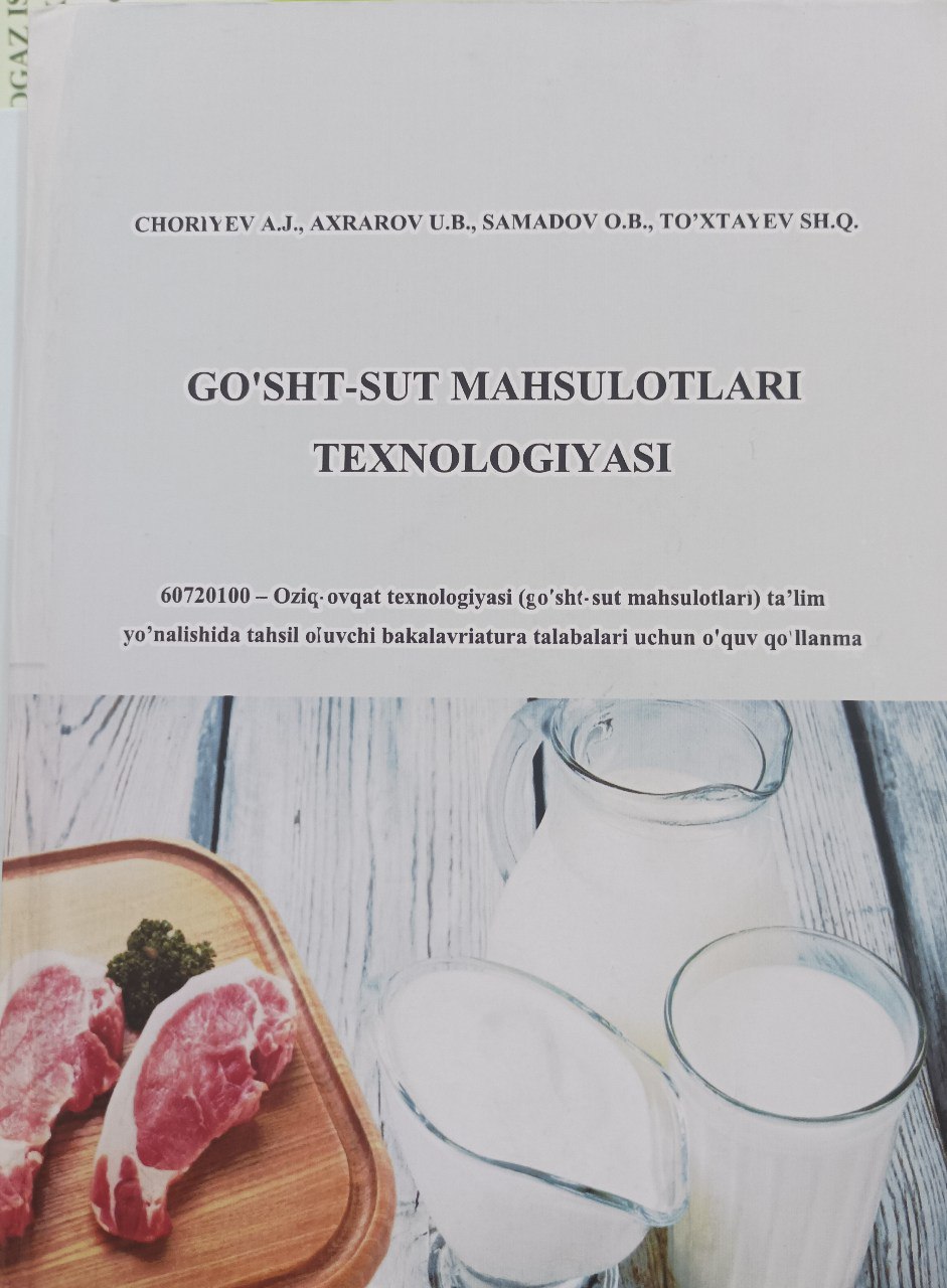 Gosht-sut maxsulotlari texnologiyasi