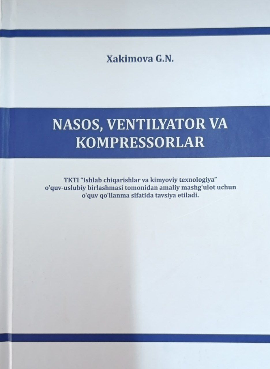 Nasos,ventilyator va kompressorlar