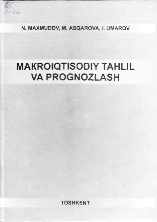 Makroiqtisodiy tahlil va prognozlash