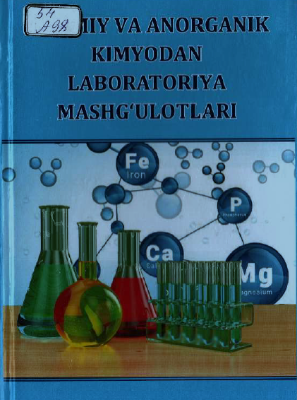 Umumiy va anorganik kimyodan laboratoriya mashg'ulotlari