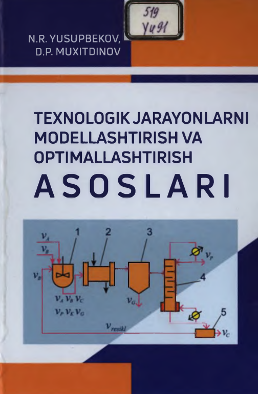 Texnologik jarayonlarni mo'dellashtirish va optimallashtirish va boshqarish