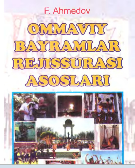 Ommaviy bayramlar rejissurasi asoslari