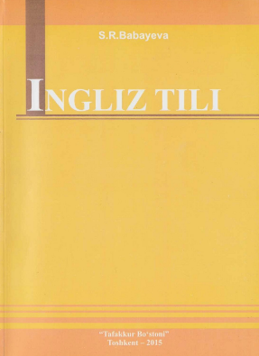 Ingliz tili.