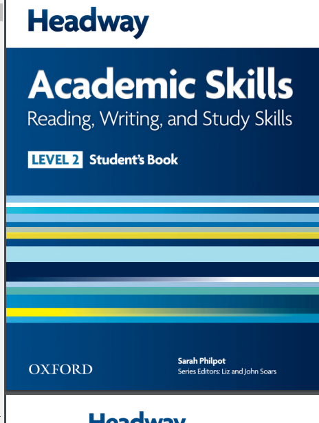 Academic Skills. Reading,writing, and Study Skills. LEVEL 2