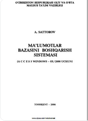 Ma'lumotlar bazasini boshqarish sistemasi