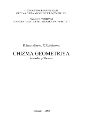 Chizma geometriya-1 qism