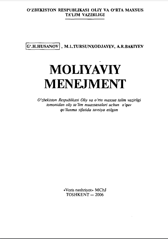 Moliyaviy menejment