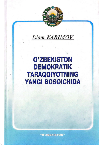 O'zbekiston demokratik taraqqiyotning yangi bosqichida