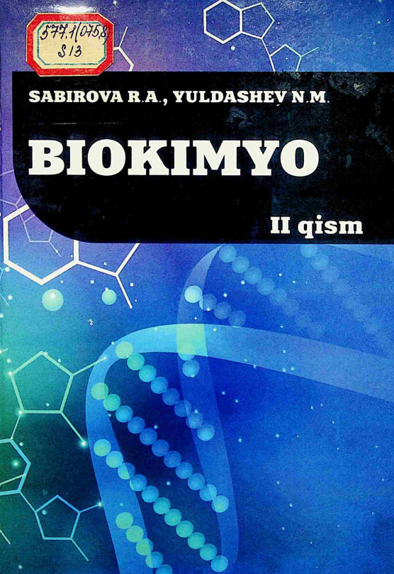 Biokimyo 2-qism