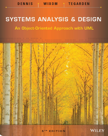 System Analysis & Design an object-oriented approach with UML