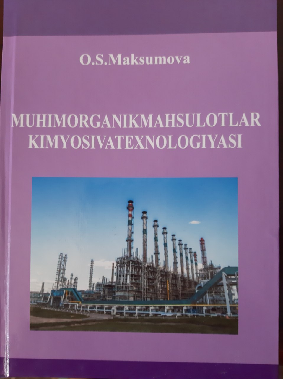Muhim organik mahsulotlar kimyosi va texnologiyasi