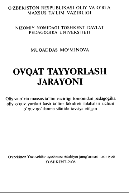 Ovqat tayyorlash jarayoni.