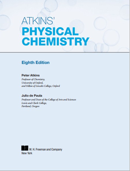 ATKINS' PHYSICAL CHEMISTRY