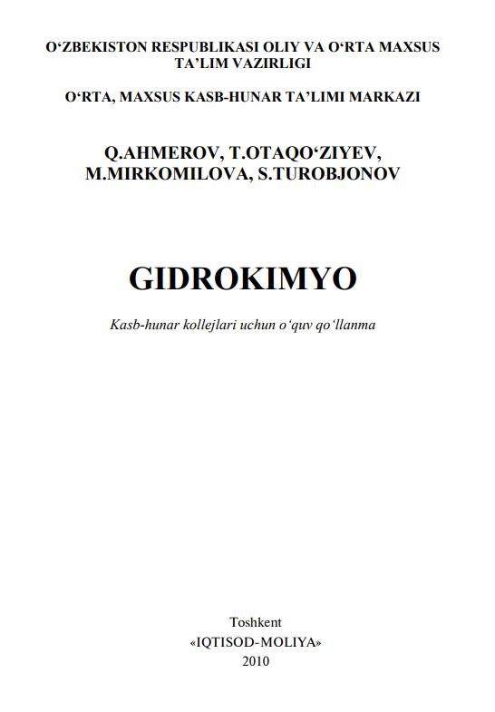 Gidrokimyo