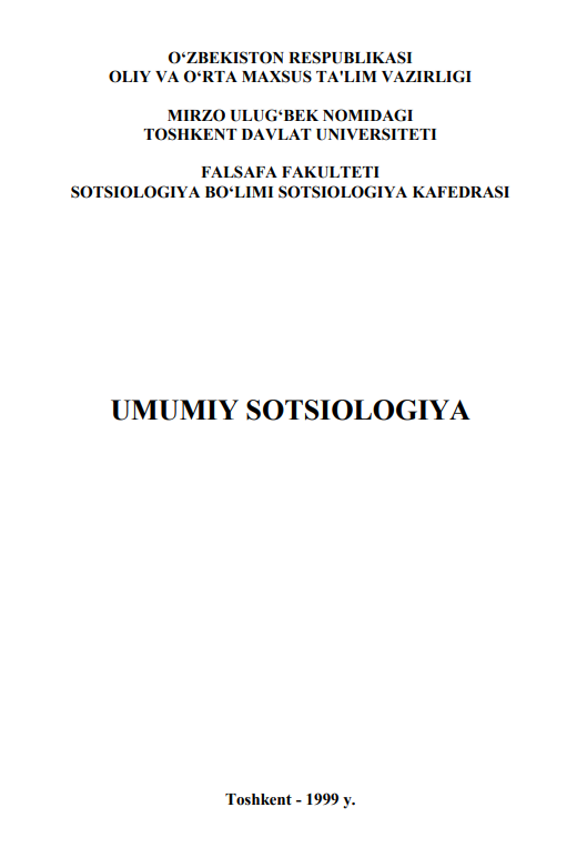Umumiy sotsiologiya