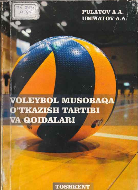 Voleybol musobaqa o'tkazish tartibi va qoidalari