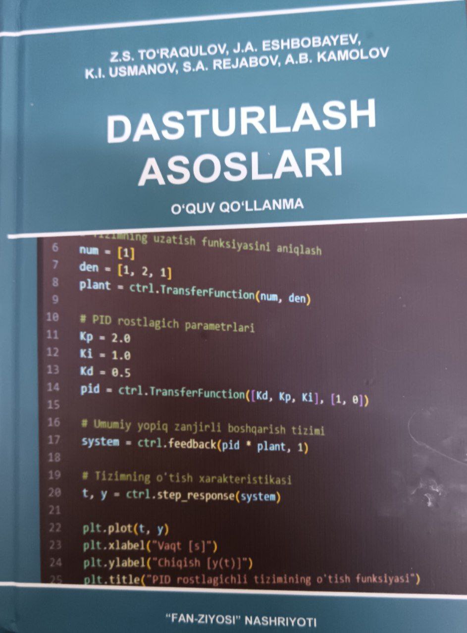 Dasturlash asoslari
