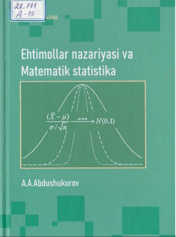 Ehtimollar nazariyasi va matematik statistika
