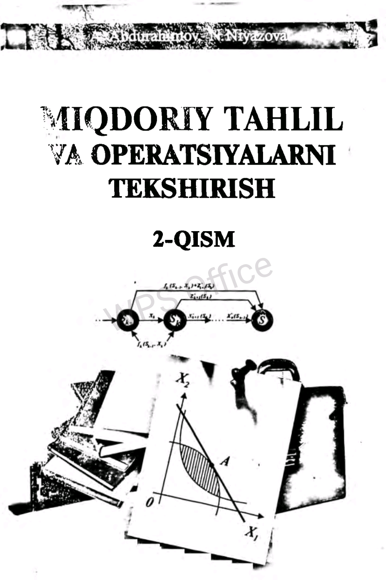 Miqdoriy tahlil va operatsiyalarni tekshirish 2-qism