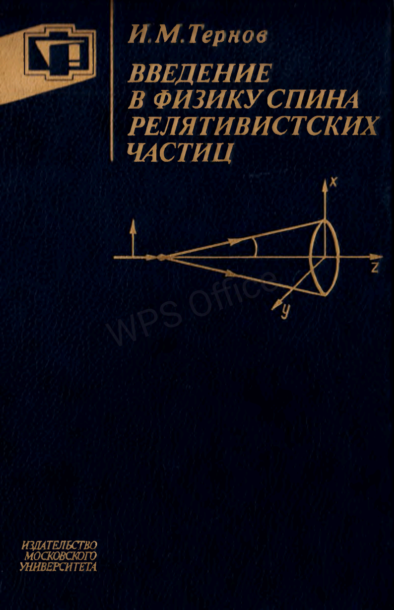 Введение в физику спина релятивистских частиц