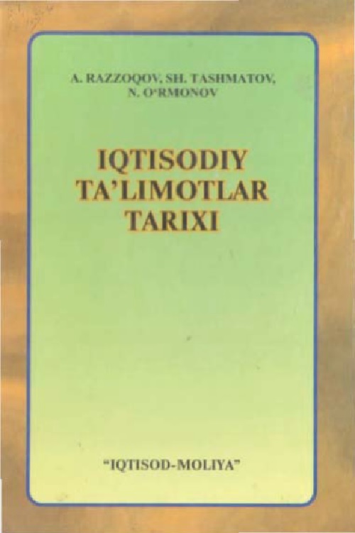 Iqtisodiy ta'limotlar tarixi
